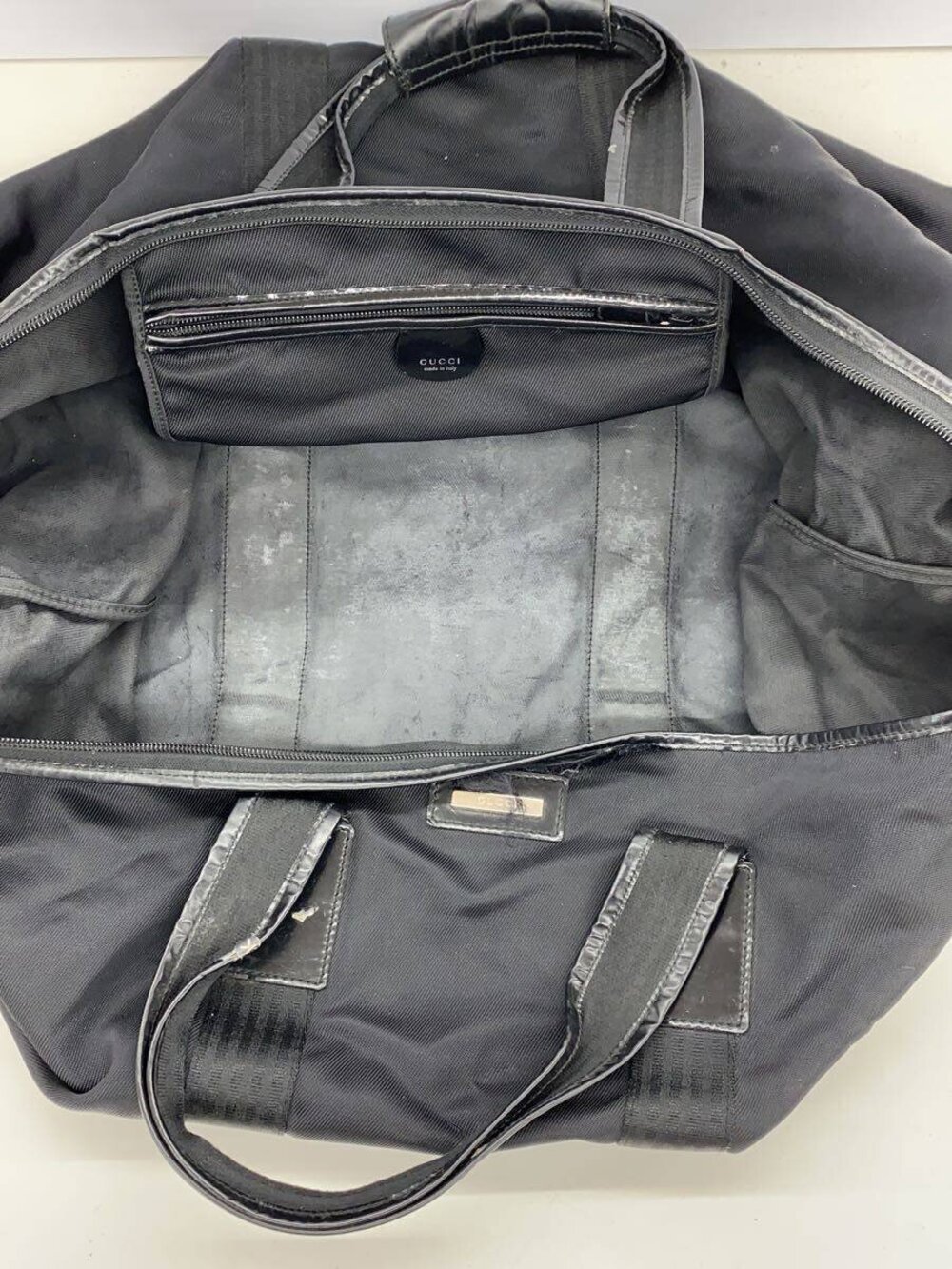 Gucci Boston Duffle Weekender Bag Black - Picture 6 of 7